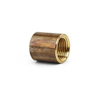 Muffe, messing, 1/4" - Holmgrens