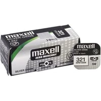 Silver-Oxid SR616SW (321) batterier, 1,55V, 10-pak - Maxell