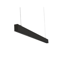 Armatur nedhængt Inspire 36W, 3000K, 4140 lumen, sort