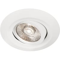 Comfort Quick Outdoor hvid 3000K, 435lm, 36° 6W, IP44. 40mm indbygningshøjde, LED-downlight til brug udendørs PROFESSIONEL