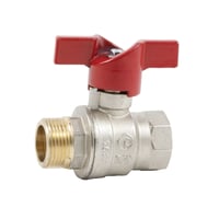 Kuglehane let T-greb MF/NP, 3/4"