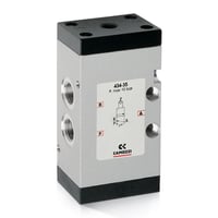 Pneumatic valve-3/2-1/4 port-pilot spring 434-35 ELECTROP. SPOOL VALVE SER. 4
