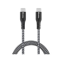 Sandberg Survivor USB-C kabel, 100W, USB 2.0, 1 meter, sort, gr