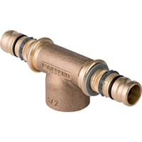 Geberit Mepla t-stykke med muffe, 26 x 1/2" x 26