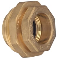 Isiflo 32 x 25 mm reduktionsindlg, messing, PN16 billede