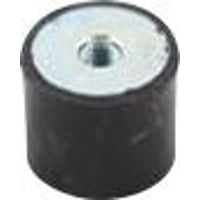 Vibrationsdmper VIB3, sort M6 indv. gev., belastning max 25kp billede