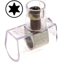 Samlemuffe enkelt 10 mm² med TORX 10 Polyamid, transparent halogenfri