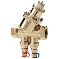 Frese Optima Compact reguleringsventil, DN 15, 1/2", DZR messing, med mlenipler