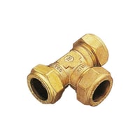 Kompressions T-stykke, 22x15x22mm - Tiemme