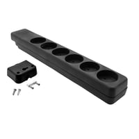 MicroConnect Danish EDB Power Strip 6-way