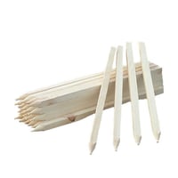 Afstningspl, lngde 600 mm, 23 x 23 mm, umalet, tr