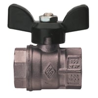 Kuglehane 3/4″ med muffe og t-greb