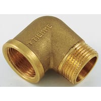 Vinkel messing MF/NP 1". billede