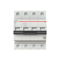 Automatsikring C10A, 4P, 15KA, 2M - AEG Hausgerte