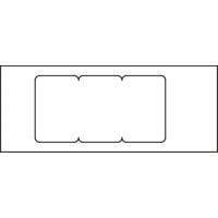Lgudsnit til FB60130, Fuga 3 moduler, perlehvid, 250mm