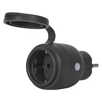 LEDVANCE SMART+ Matter outdoor compact plug, 16 A, energimåler, WiFi, IP44