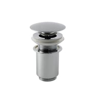 Pop-up bundventil, 1 1/4", uden overlb, forkromet - TH-23006