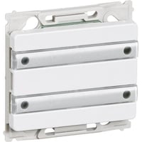 LK OPUS 66, Svagstrmstryk med 4 tryk, 1 modul, hvid - Lauritz Knudsen