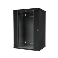 Vgrack, 600x800x730, 15U, glasdr, sort - BKT Elektronik