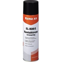 KEMA Kontaktrens EL-K80S 400ml spray til el og elektronisk komponenter renser effektivt, med smørring