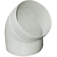 Plastsystem 100 bjning, 100 mm, 45, gr PVC - Fresh