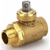 Kuglehane JCH 1" muffe/nippel med drn