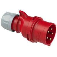CEE stikprop 16A 5P 400V IP44, rd – PCE