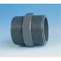 Brystnippel PVC, 1 1/4", PN10 - Technoplast