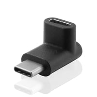 USB-C til C adapter, vinklet 90