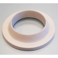 1 1/4" Gummiring, konisk, hvid