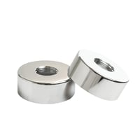 Design roset 3/4 x Ø70 x 27 mm (2 stk.), krom