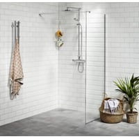 Billede af Vetro brusevg 50 CM 6 mm Klart Hrdet Glas, EasyClean