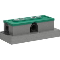hansgrohe uBox universal indbygningsdel til bruseaflb, vandret, DN50