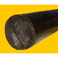 Pom stang, 40 mm, sort, 1 meter