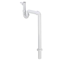 Kkkenvandls komplet, 1 1/2", 50 mm, hvid