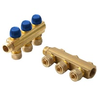 3/4" x 1-vejs Tigris fordelerrrsst, messing - Wavin
