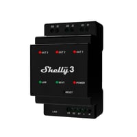 Billede af Shelly Pro 3 WiFI rel 3 kanaler/faser potentialfrit kontaktst