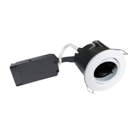Master Uni Install indbygningspot med lysd?mper, uden lyskilde, GU10 (230V), rund, hvid (mat) - Nordtronic