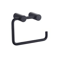 Toiletrulleholder, mat sort