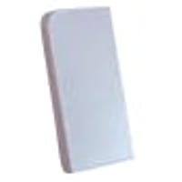 Gabotherm endestykke, hvid, hjre