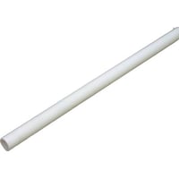 Plastrr pvc 10/8 mm, hvid - lngde  3 meter