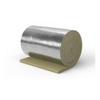 Prolit Lamella mat, lamelmtte, alu-folie, 30 mm mm, 1000 mm bred - Rockwool