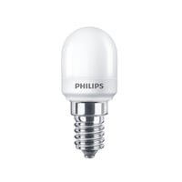 9: LED T25 1,7W 827, 150 lumen, E14 til kleskabe