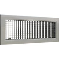 Lindab gitterrist AE11CN, 500 x 100 mm, RAL 9003