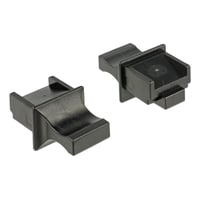 Se Dust Cover for RJ45 jack with grip 10 pieces black hos WATTOO.DK