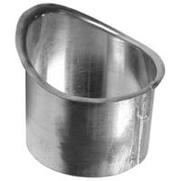 Rheinzink tudstykke kvartrund (76 mm) - 400 mm