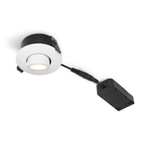 Nordtronic Low Profile Flexible G2 Tilt 75 2700k 400lm Inkl. Driver Hvid Mat / Inden Og Udendrs