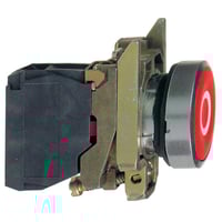 Trykknap XB4 mrk. 0, 1NC, rd - Schneider Electric
