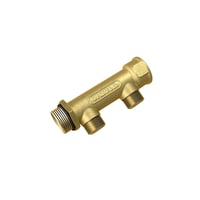 Fordelerrr 3/4″ med 2 afgange 1/2″, center afstand 50 – Wavin