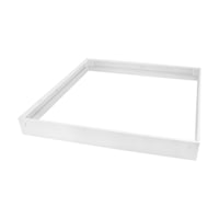 Høj ramme til 60x60 LED panel, 70 mm dybde, 600x600 mm, aluminium, hvid kant